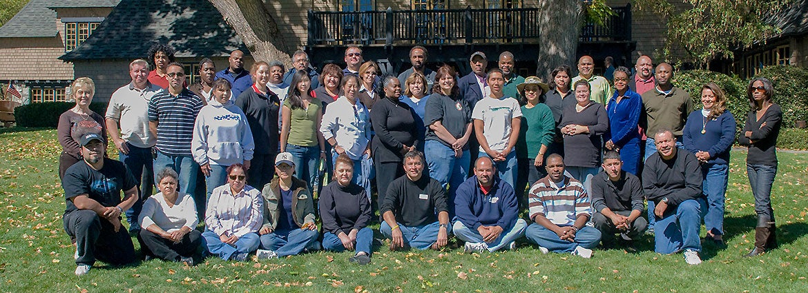 A group photo of mentor program members from 2009.