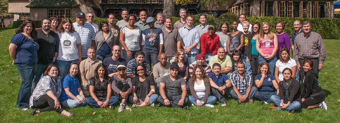 A group photo of mentor program members from 2011.