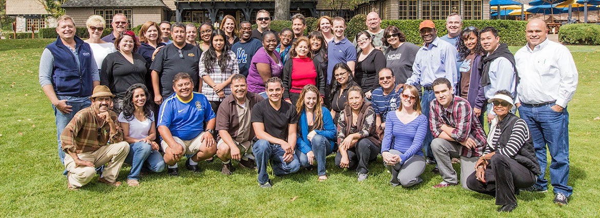 A group photo of mentor program members from 2013.